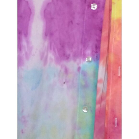Brooks Brothers Mens Shirt BUTTON UP 16.5 Tie-Dye Multicolor BOHO VTG RARE - Picture 6 of 6